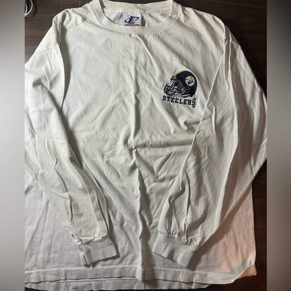 Vintage Pittsburg Steelers Logo Athletic Single stitch long sleeve Shirt large